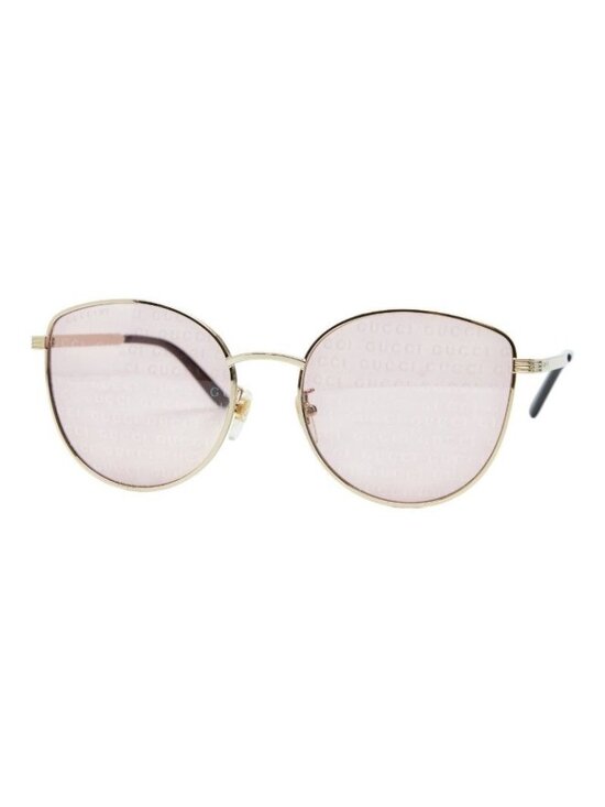 Gucci Sunglasses Asian Fit Gold Black Metal main image 6